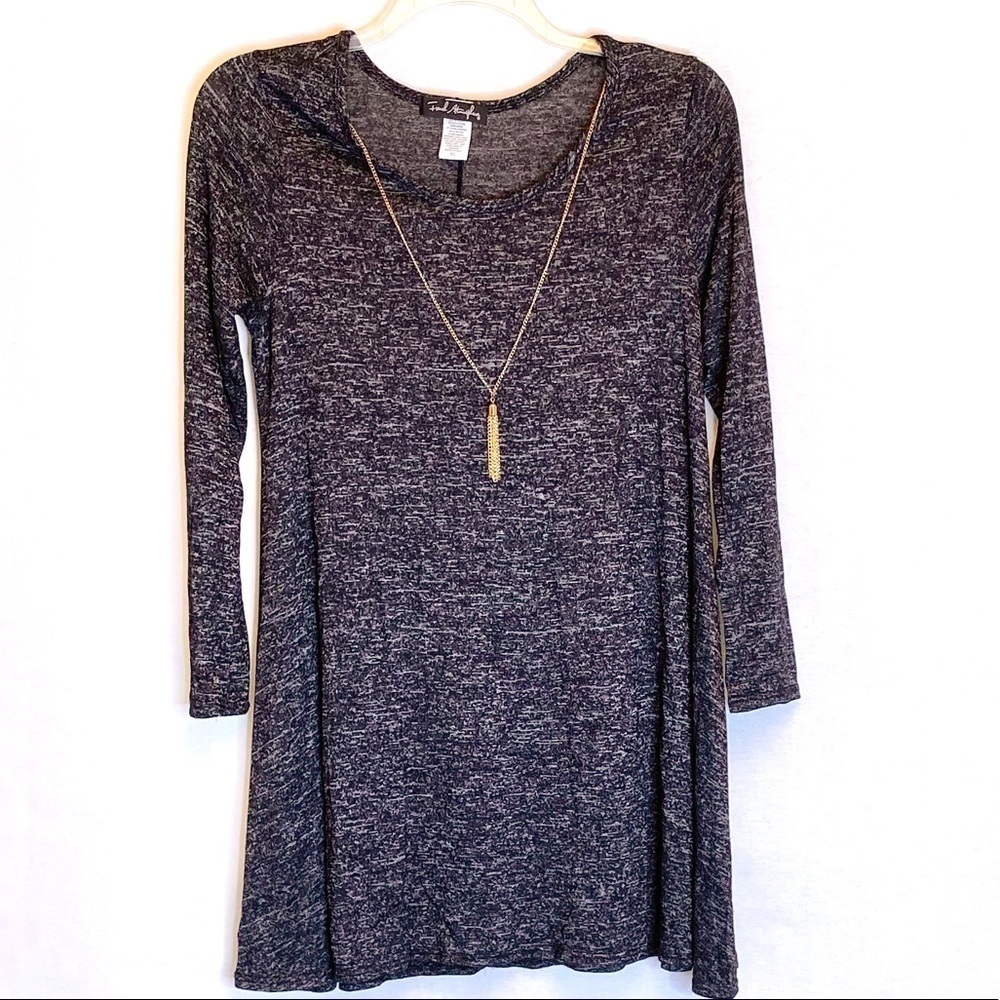 FRENCH ATMOSPHERE Dress Chain Tassels, Career Gray